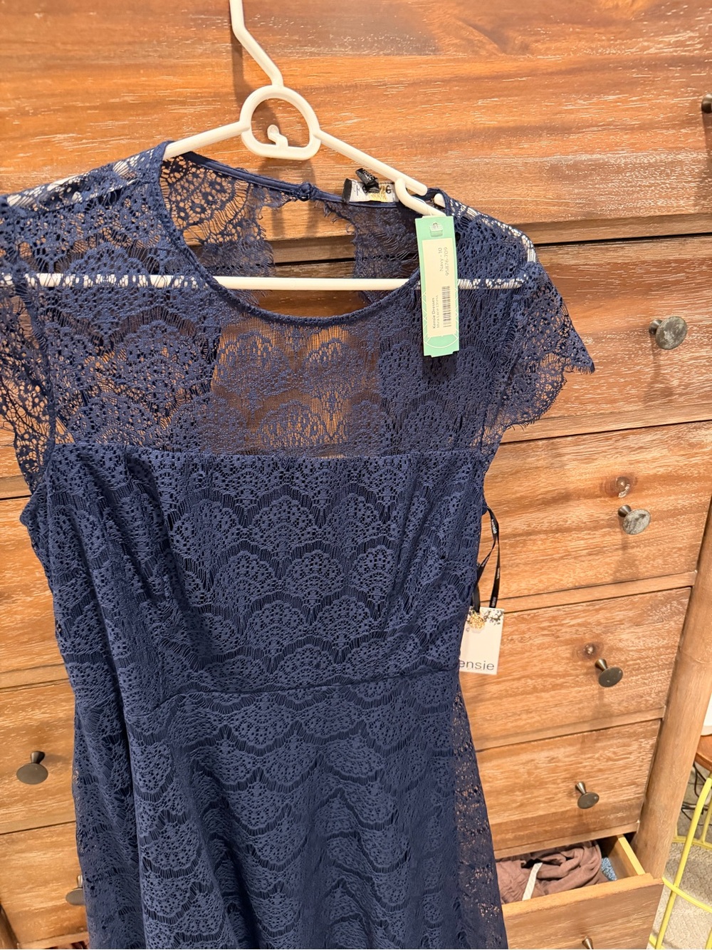 Stitch Fix NWT Navy Lace Fit & Flare Dress - Kensie Brand